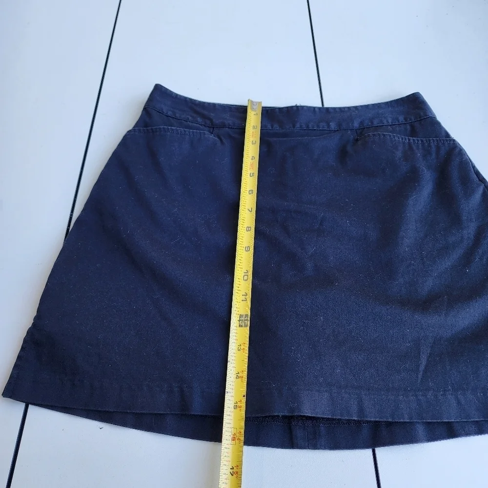 Lady Hagen Skirt Skort Womens Black Athletic Golf Tennis Cotton Sz 4